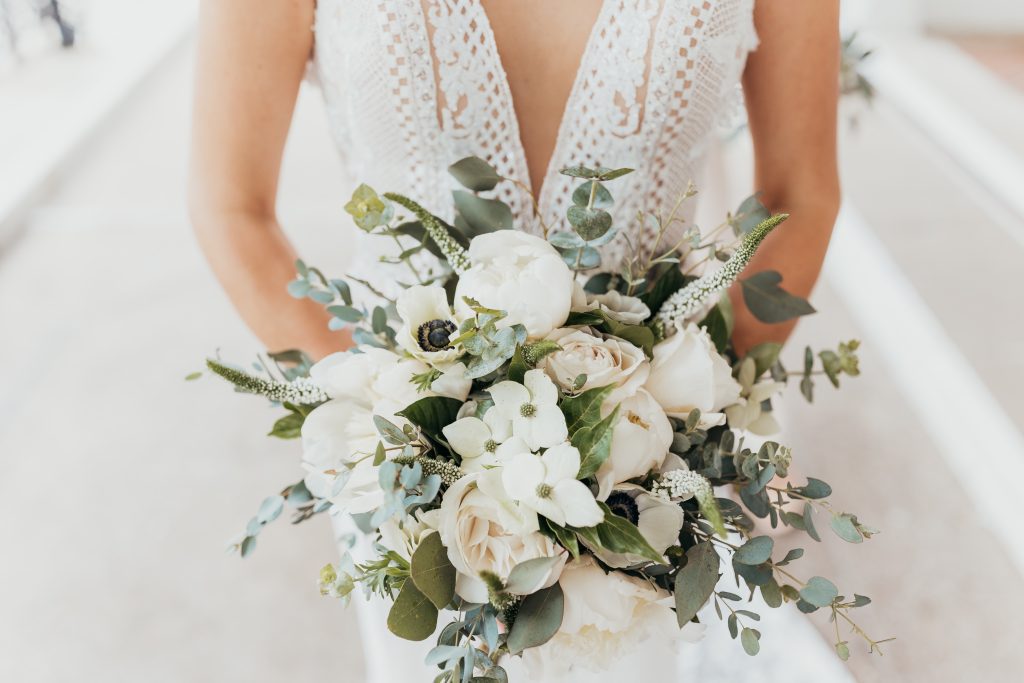 refined romance spring wedding bridal bouquet