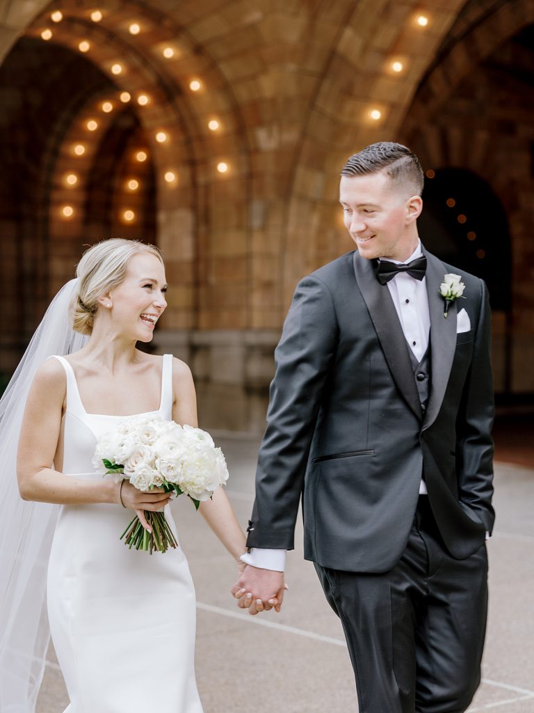 black tie wedding bride groom wedding portrait